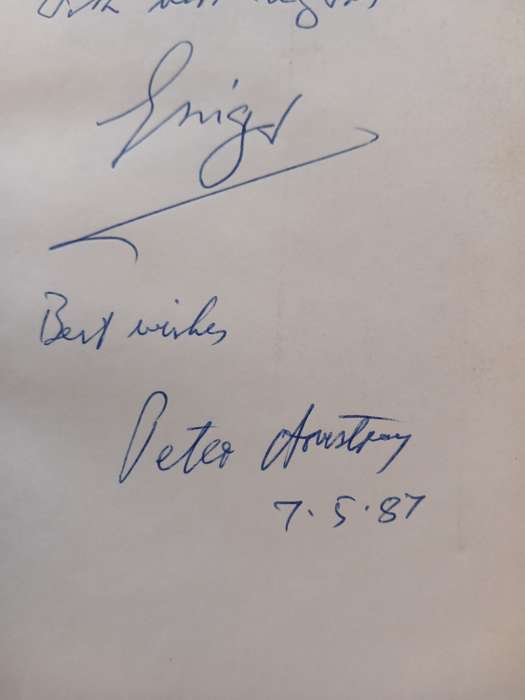 Tobacco Spiced with Ginger by Peter Armstrong, Signed