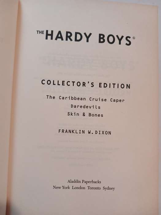 The Hardy Boys, Collector's Edition by Franklin W. Dixon, 3 books in 1