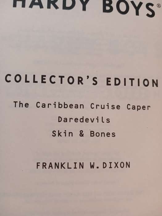 The Hardy Boys, Collector's Edition by Franklin W. Dixon, 3 books in 1