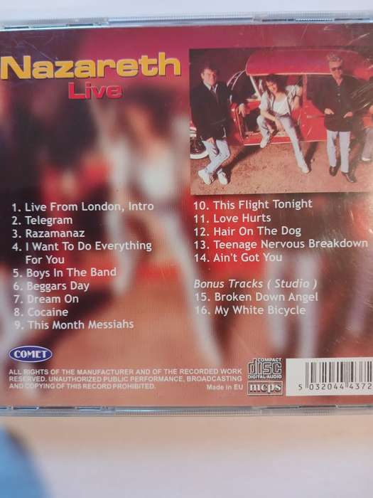 Nazarath, Live CD, Europe