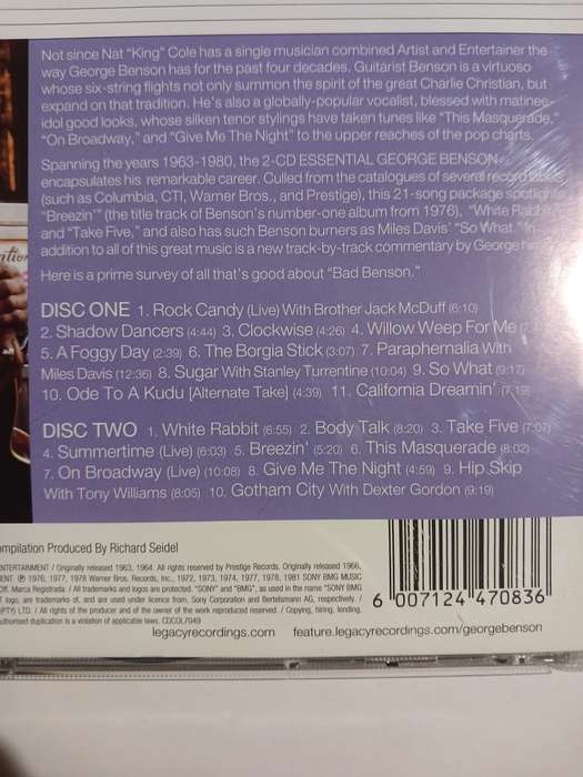 George Benson, The Essential, 2 x CD