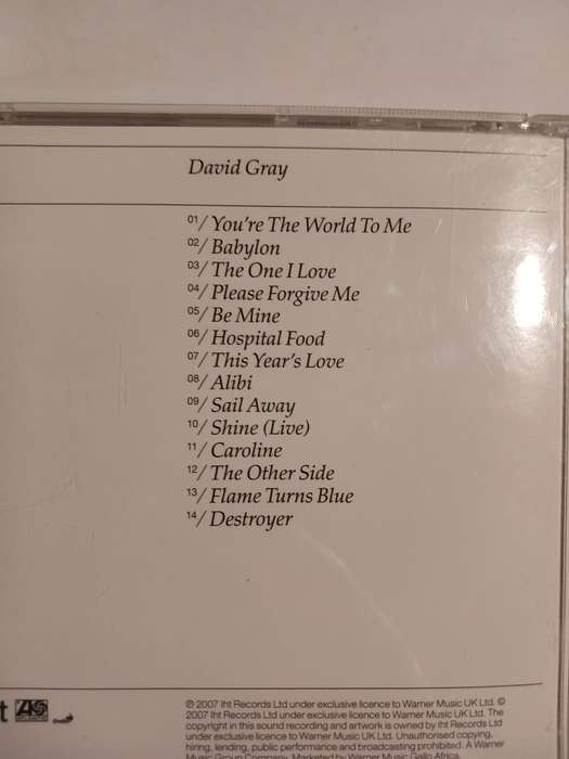 David Gray, Greatest Hits CD