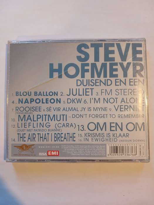 Steve Hofmeyr, Duisend en Een CD