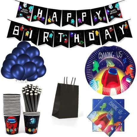 Among Us party decor combo set