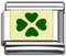 Italian Charm Links - 4 Leaf Clover
