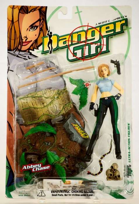 McFarlane Danger Girl Abbey Chase 6.5''action figure (J.SCOTT CAMPBELL)