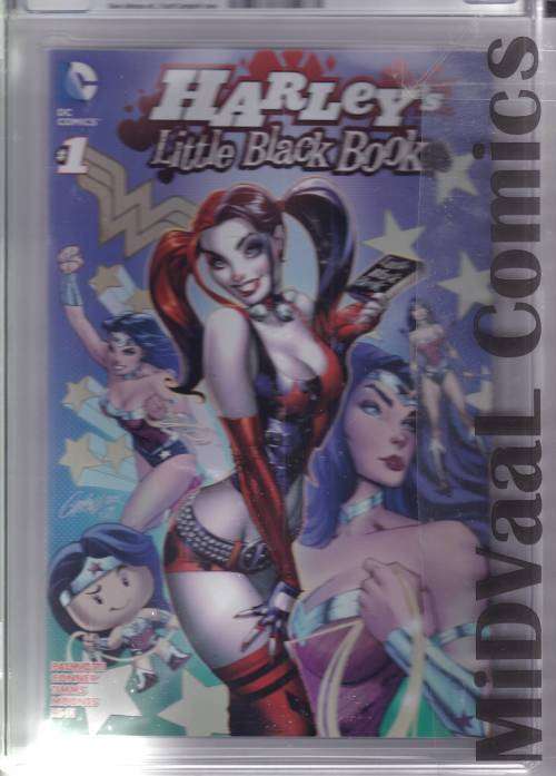 HARLEYS LITTLE BLACK BOOK # 1 J SCOTT CAMPBELL COVER CGC GRADED 9.4 POLY-BAG EDITION/POLY-BAG REMOVE