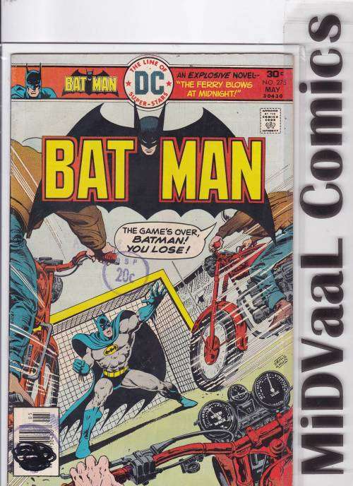 Batman Issue # 275 CONDT VERY FINE "The Ferry Blows at Midnight!"