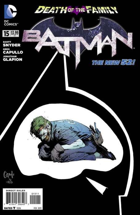 Batman Issue # 15 Joker Pt.3  "But Here's The Kicker"  DEATH OF THE FAMILY CONTINUES.