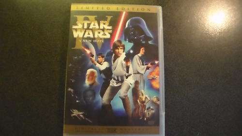 STAR WARS IV A NEW HOPE LIMITED EDITION DVD X 2