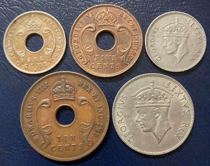 British East Africa Coin Lot
