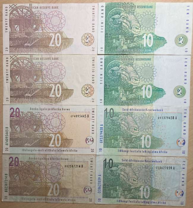 RSA Big Five R10 and R20 Lot All Governors
