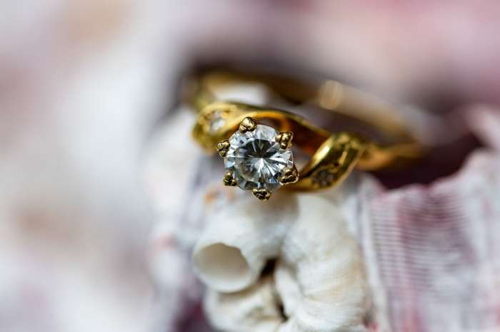 18K Vintage Diamond Sweetheart Ring