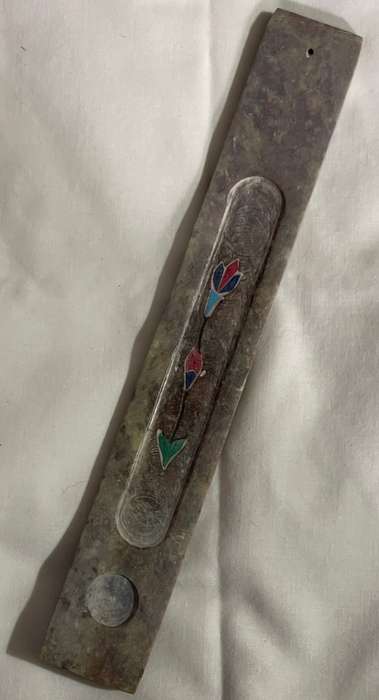 Mother of Pearl & Soapstone incense burner