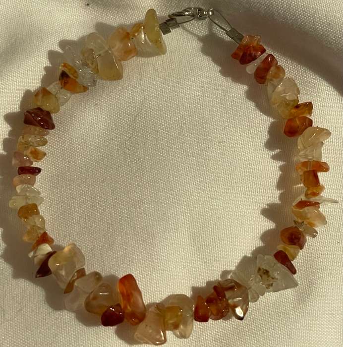 Carnelian Clipped Bracelet