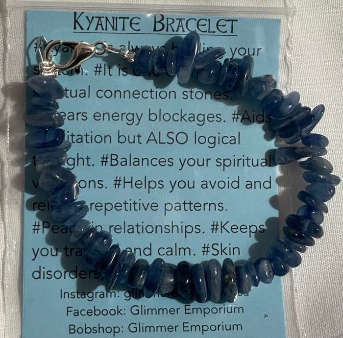 Kyanite Clasped Bracelet - Top Quality Stones