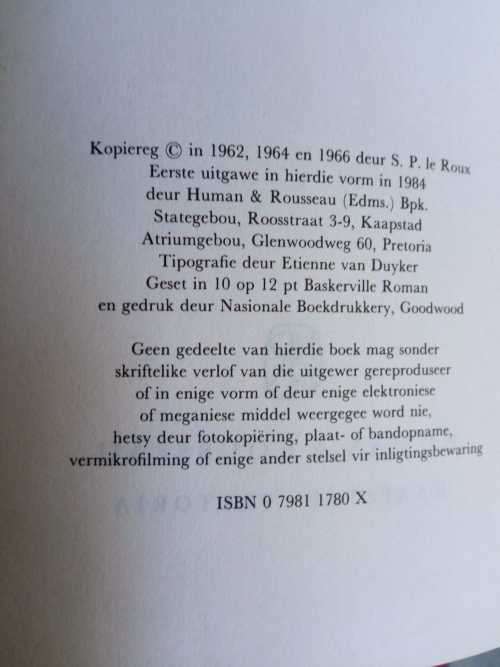 LEROUX, Etienne - Die Silberstein Trilogie - (1ste Bundel-uitgawe Hardeband)