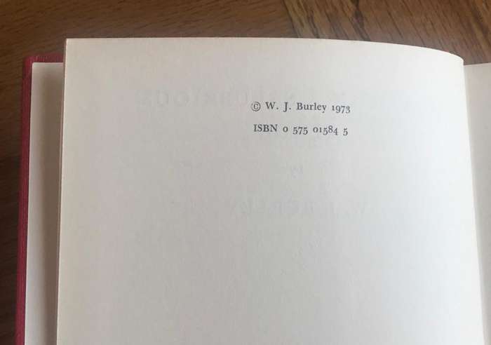 BURLEY, W.J. - Death in a Salubrious Place - (Excellent 1st Edition Hardcover in Wrapper) *