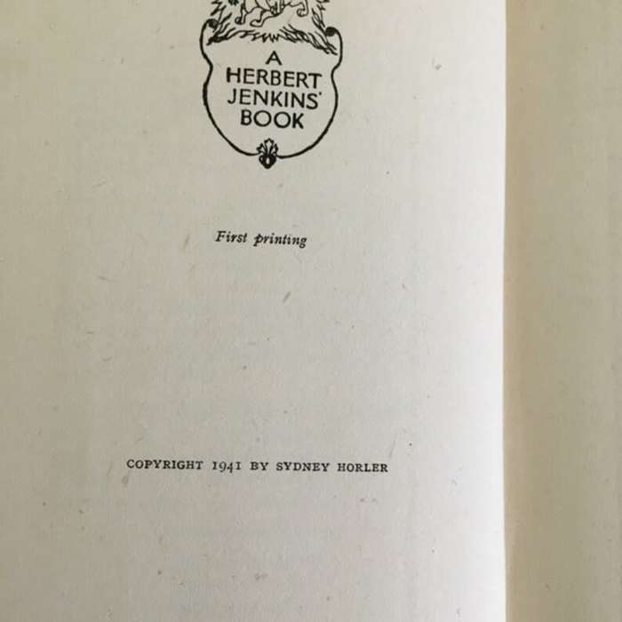 HORLER, Sydney - The Man who Stayed to Supper : A Comedy - (1st Edition Hardcover)