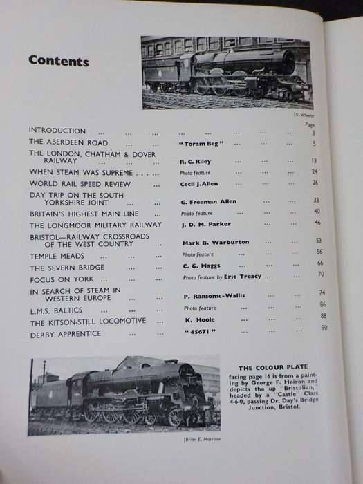 ALLEN, G. Freeman Allen (edited by) - Trains Illustrated Annual 1959 - (Hardcover)