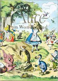 CARROLL, Lewis- Alice in Wonderland & Through the Looking Glass- (H/C with Tenniel illustrations !!)