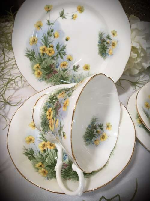 Royal Albert Un-named Trio Buttercups