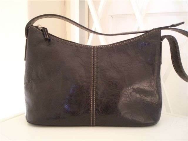 FOSSIL - Black leather bag