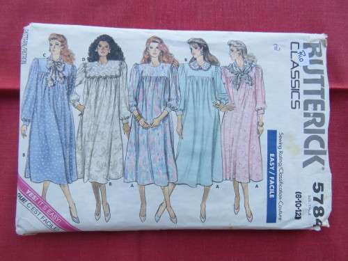 Long sleeve Maternity dress sewing pattern by BUTTERICK no 5784 size 8,10 and 12.As new