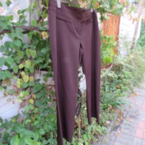 Smart pants in a very dark brown with wide straight legs  size 42 by INSYNC