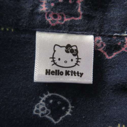 HELLO KITTY pajama set in faded navy with cat faces. Size 40/16. By WOOLWORTHS. As new condition.