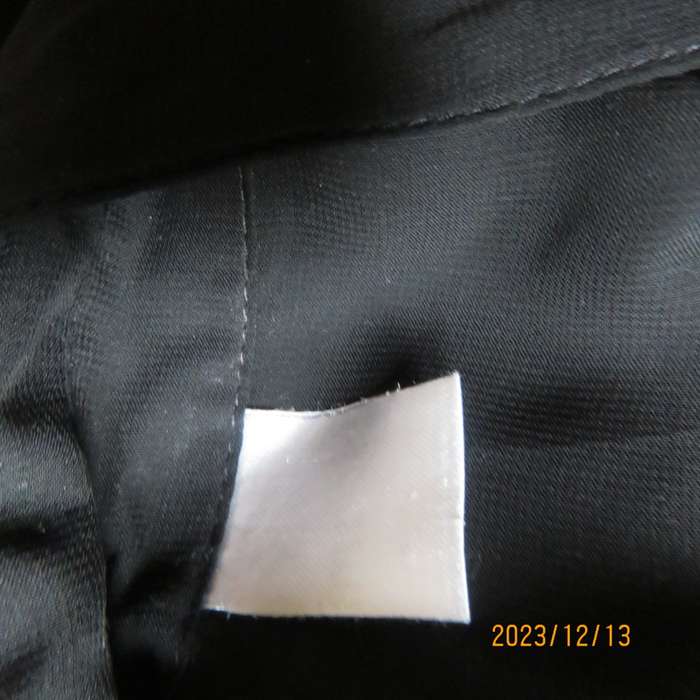 Fabulous sheer black long sleeve top with hidden button down/shirt collar. Size 38 by IMAGE. As new