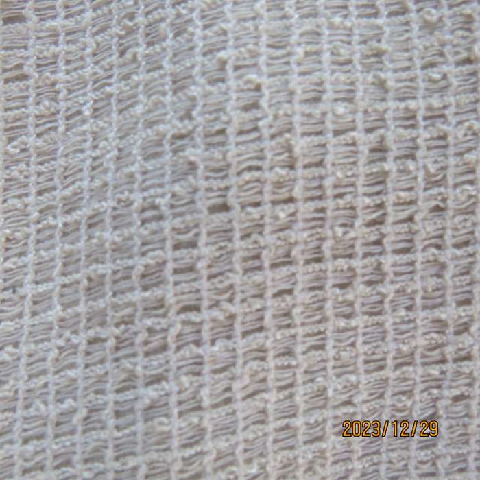 Ultra smart rich cream IBERIS size 38 long top double front. Poly-viscose.High neck. As new