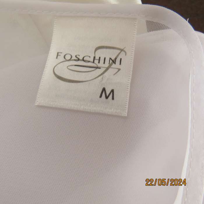 Ferminine sheer poly/nylon evening fold over jacket.Wear over your sexy nighty By FOSHINI size 36/38
