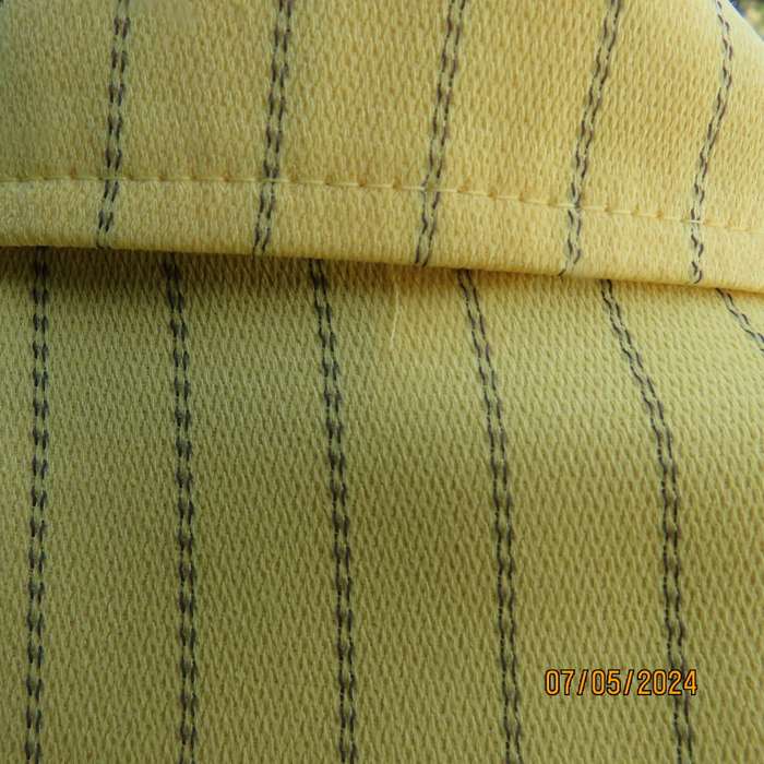 ML CLASSICS light yellow jacket with thin black stripes size 34. 4 button closure