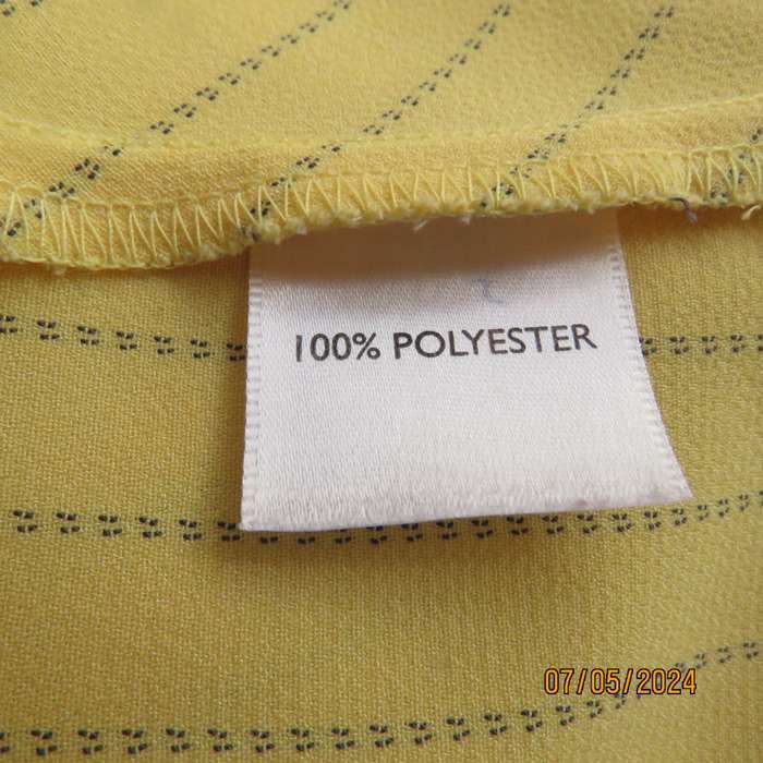 ML CLASSICS light yellow jacket with thin black stripes size 34. 4 button closure