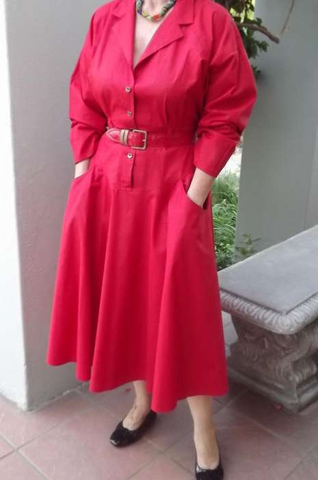 Red Riviera Vintage Dress