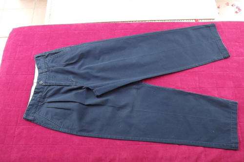 Navy Chinos in Pure Cotton for 10 yr old Boy by Woolworths - waist 63cm - good condition