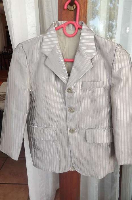 Silver grey polyester lined jacket for boy of 8-10 years.Chest 80 cm.Arm length from shoulders.