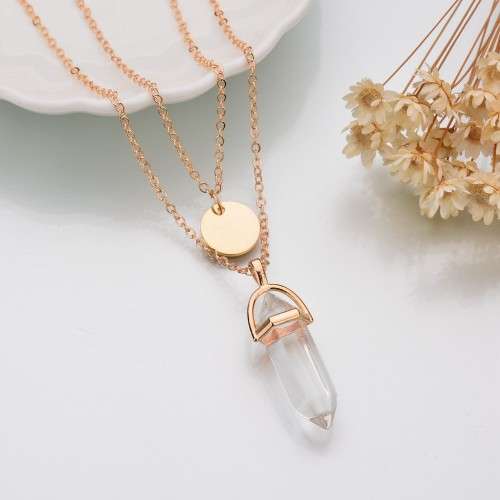 Chakra healing pendant with multi chain and charm..Various stones to choose from.LOWEST SHIPPING