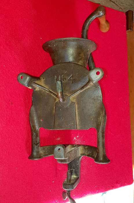 HUGE ANTIQUE LOVELOCK LONDON COFFEE GRINDER. NO 4 .