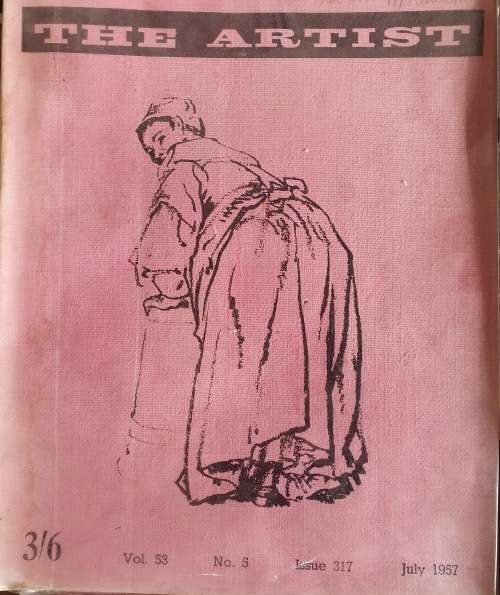 4 X 1957 THE ARTIST MAGAZINES. A4 SIZE. ONE BID FOR ALL.