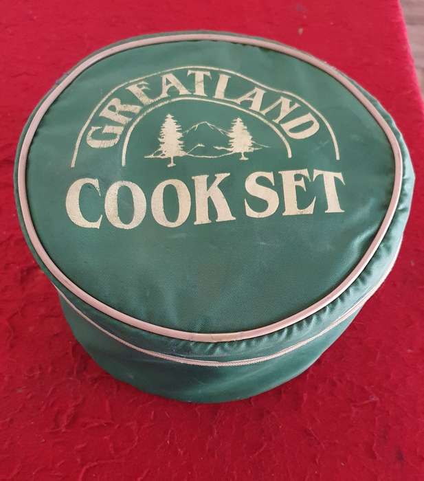 SURVIVAL GREATLAND COOK SET. 4 PIECE WITH BAG.
