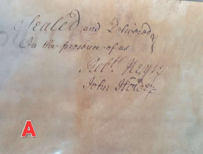 1761 , MARCH 14.  TRIPARTITE INDENTURE DOCUMENT.