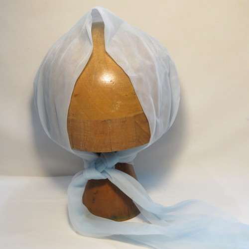 Vintage ladies chiffon head covering - 1950`s