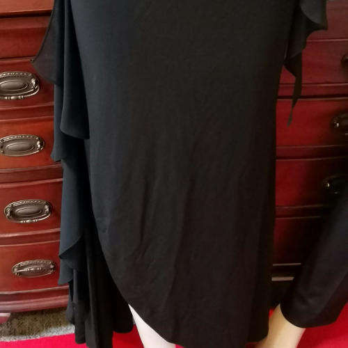 D.U.S.K black evening dress with beautiful diamante detail