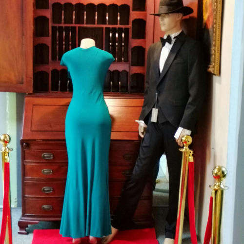 Brand New HipHop size 38 turquoise evening dress - with sequence