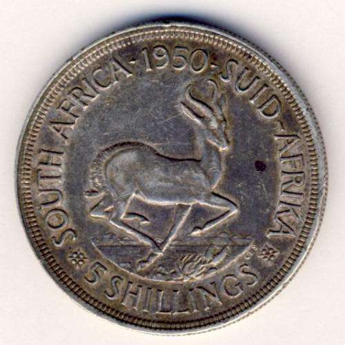 1950 Crown 5 Shilling - scarce - as per scan
