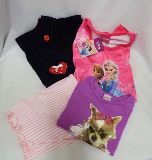 Lot of new girls clothes - 3 years - denim dress, nighties and Frozen Disney dress