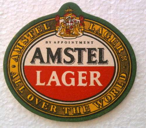 X1 AMSTEL LAGER COASTER