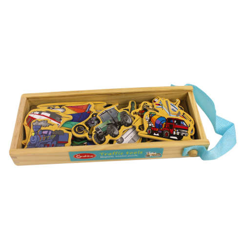 Wooden Magnetic mini puzzle - Traffic